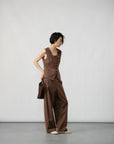 Mid-Rise Flow Pants