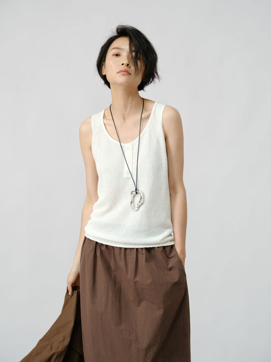 Crisp Texture Tank Top