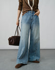 CloudFlow Wide-Leg Jeans