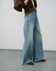 CloudFlow Wide-Leg Jeans