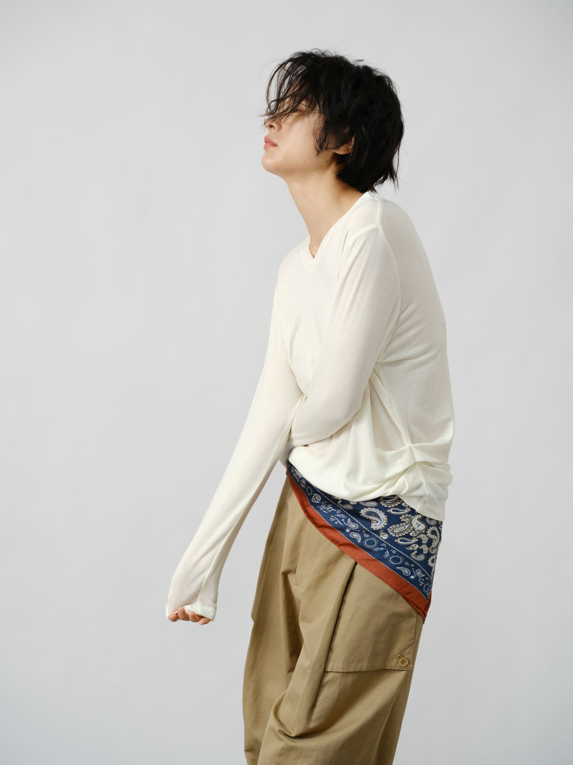 LuxeDrape Pleated Top