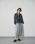 SilkDrape Midi Skirt
