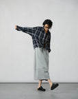 SilkDrape Midi Skirt