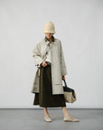 Sculpted Cotton Trench