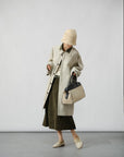 Sculpted Cotton Trench