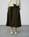 Corduroy A-Line Skirt