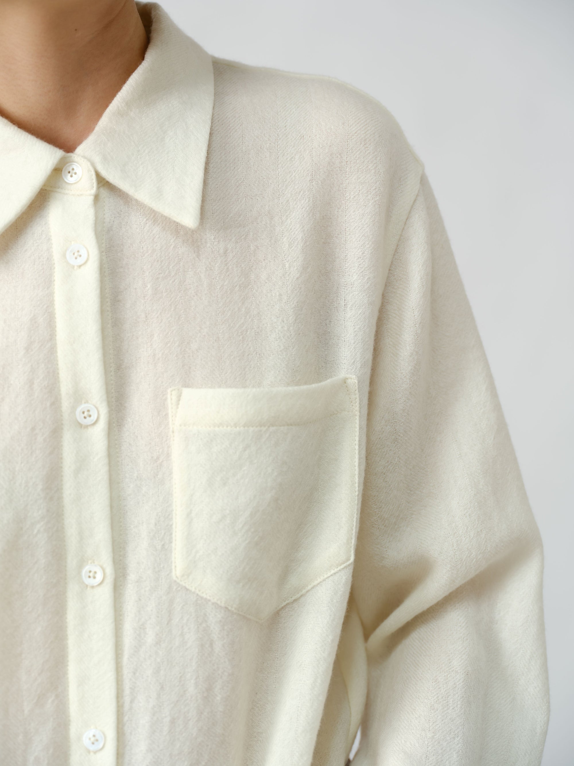 Herringbone Wool Shirt