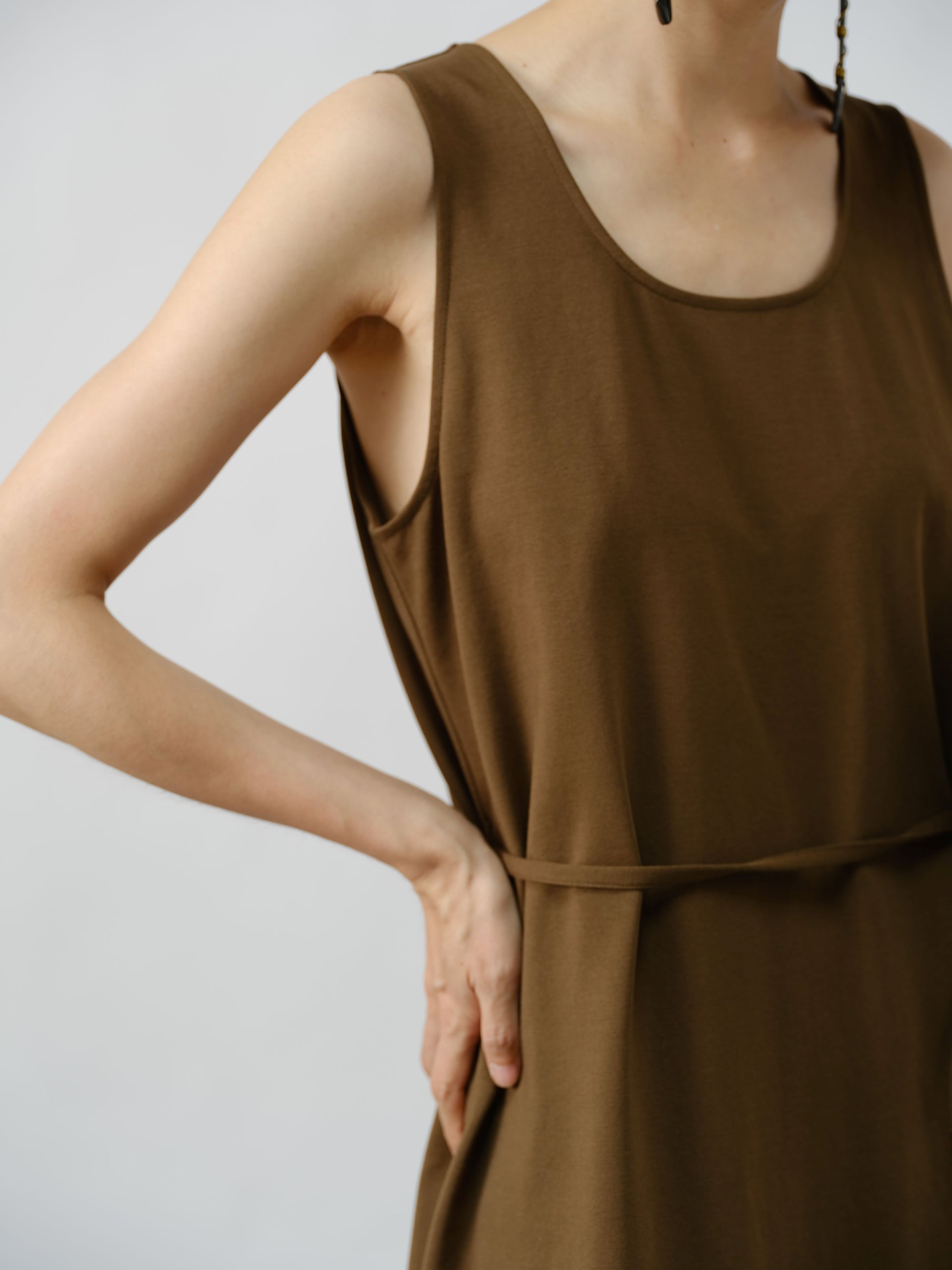 Sleek Knit Tank Dress