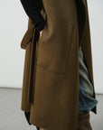 Modern Wool-Blend Long Vest