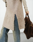 Relaxed Wool Knit Vest