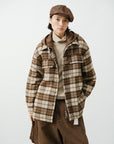 Plaid Hooded Shacket