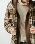Plaid Hooded Shacket