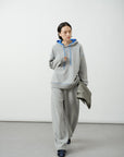 Contrast Waist Relaxed Sweatpants