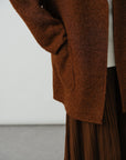 V-Neck Relaxed Belted Coat