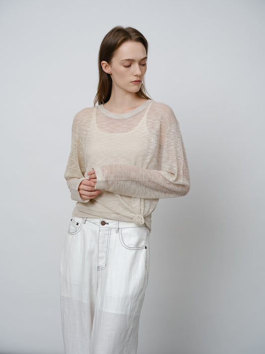 Lightweight Round-Neck Sweater