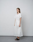 Casual Short-Sleeve Shift Dress