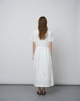 Casual Short-Sleeve Shift Dress