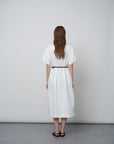 Short-Sleeve Collared Dress