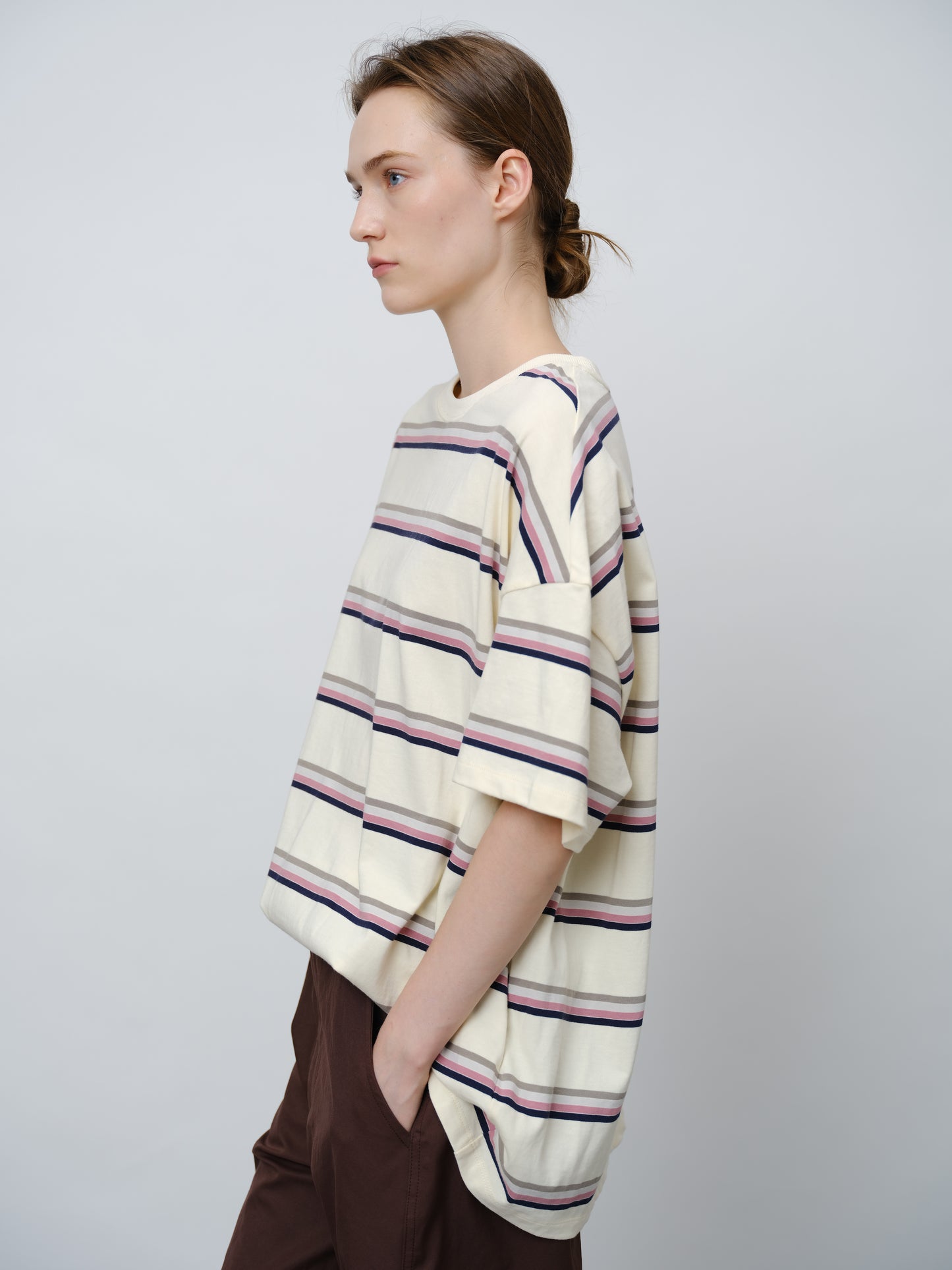 Striped Colorblock T-Shirt