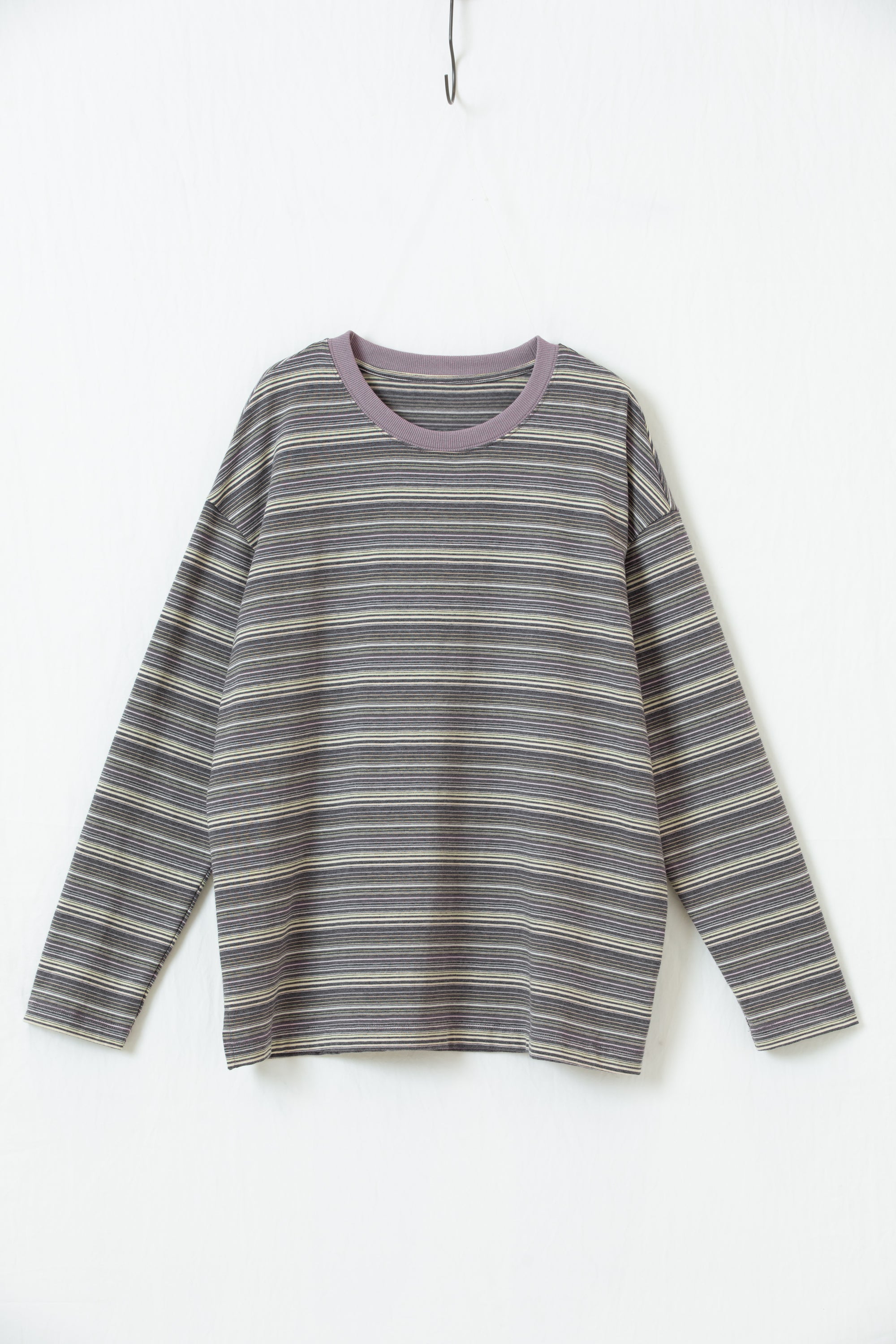 Vivid Stripe Long Tee