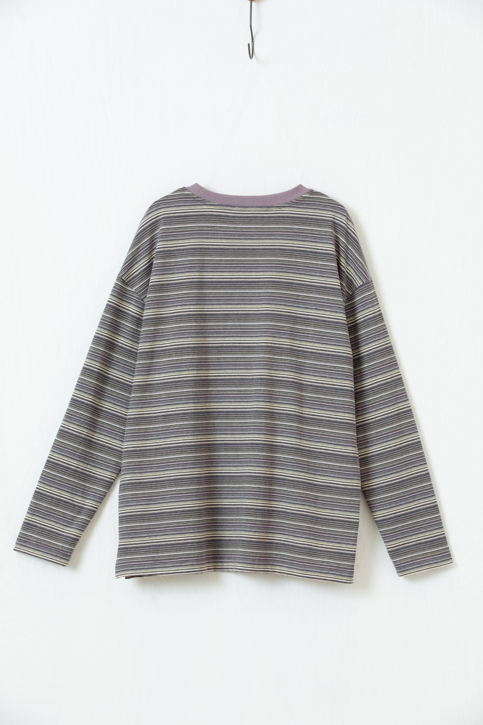 Vivid Stripe Long Tee