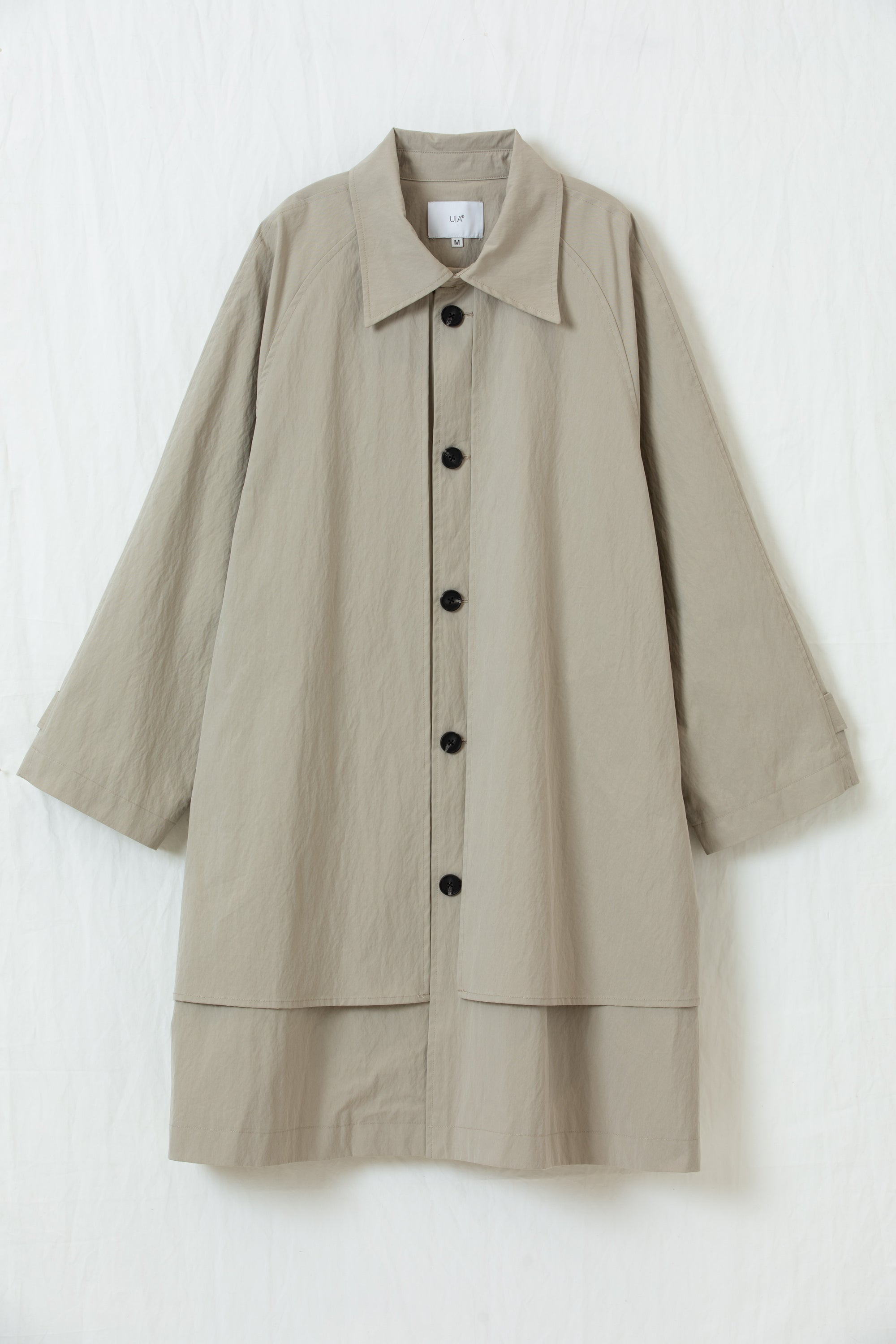 Sculpted Cotton Trench
