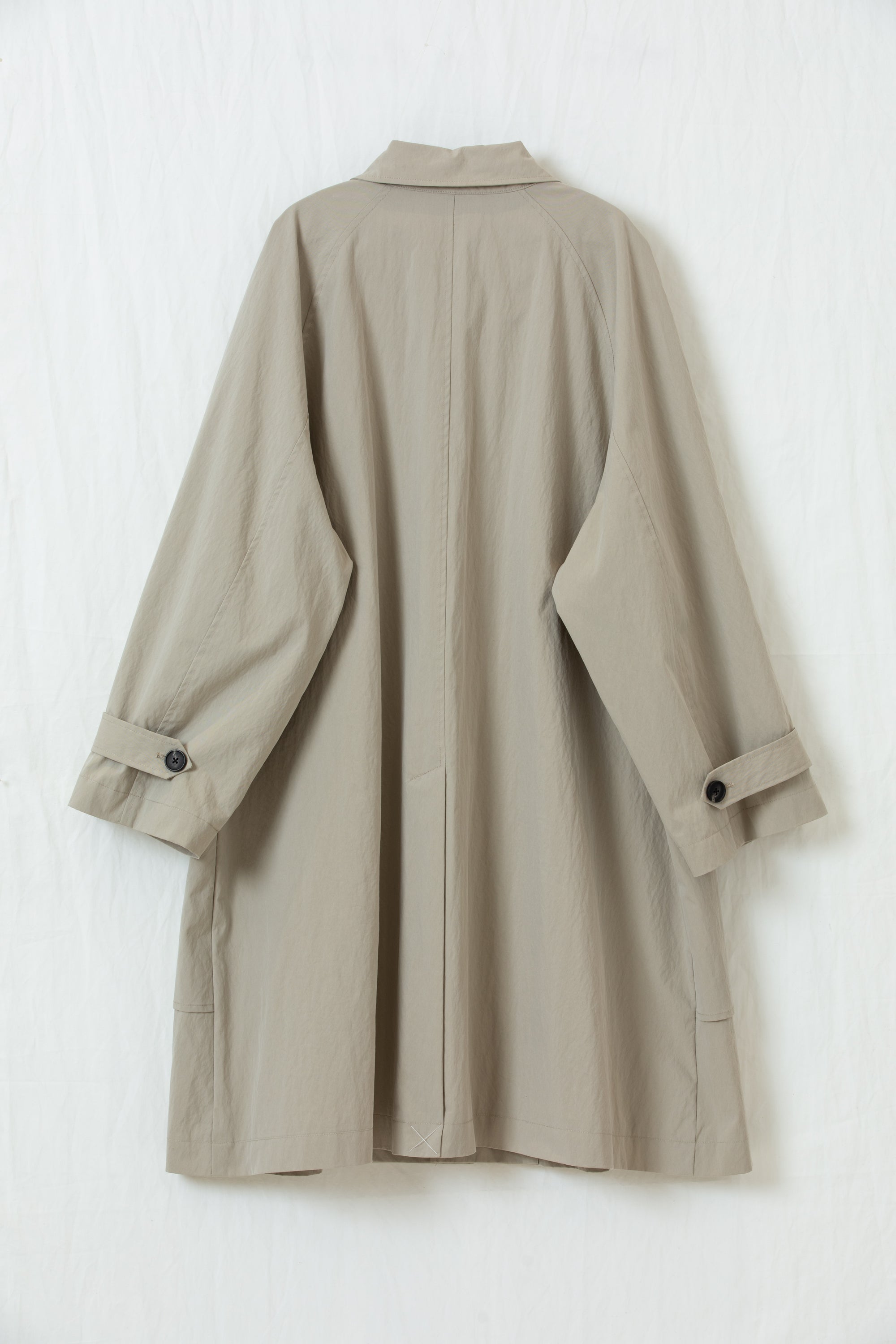 Sculpted Cotton Trench