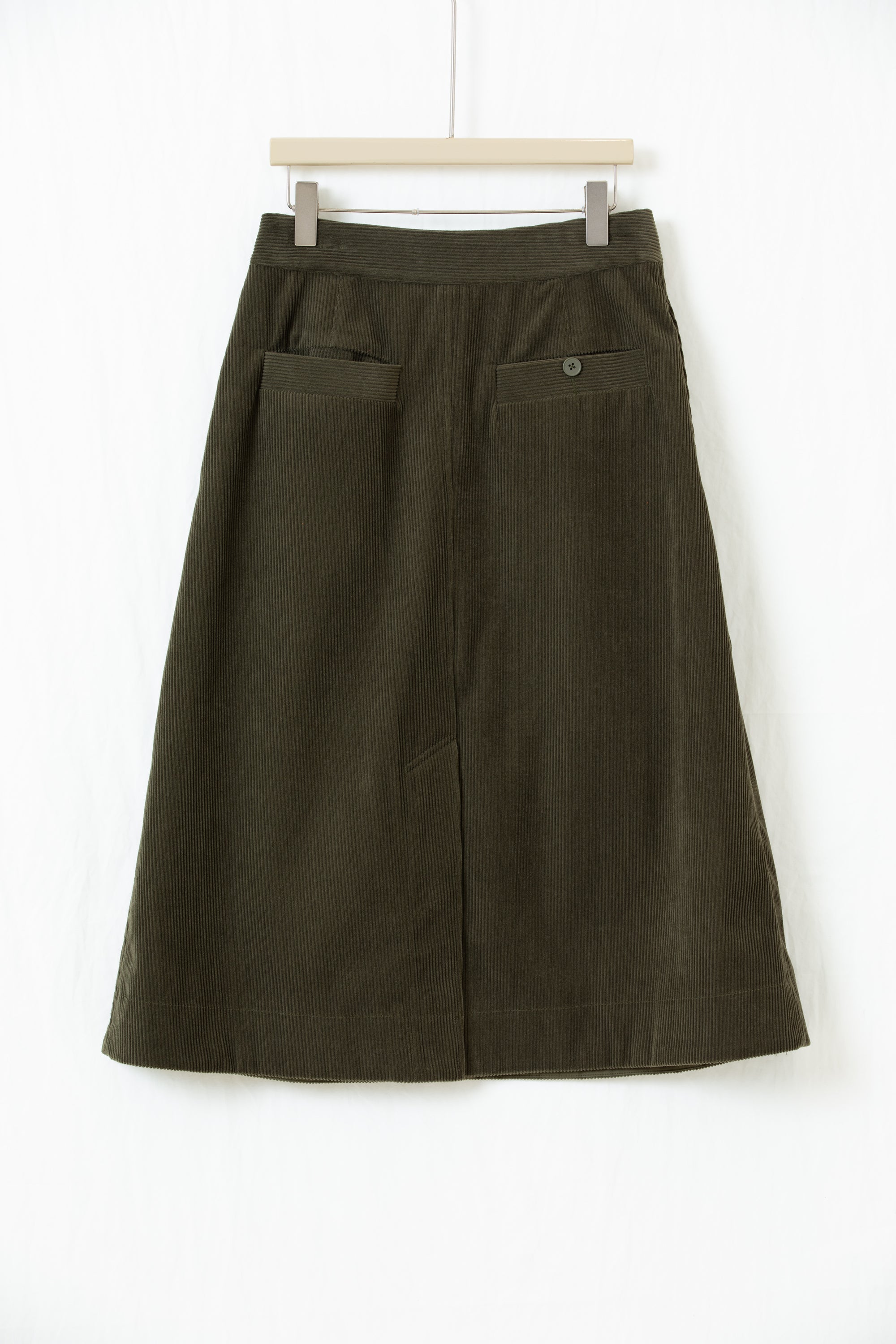 Corduroy A-Line Skirt