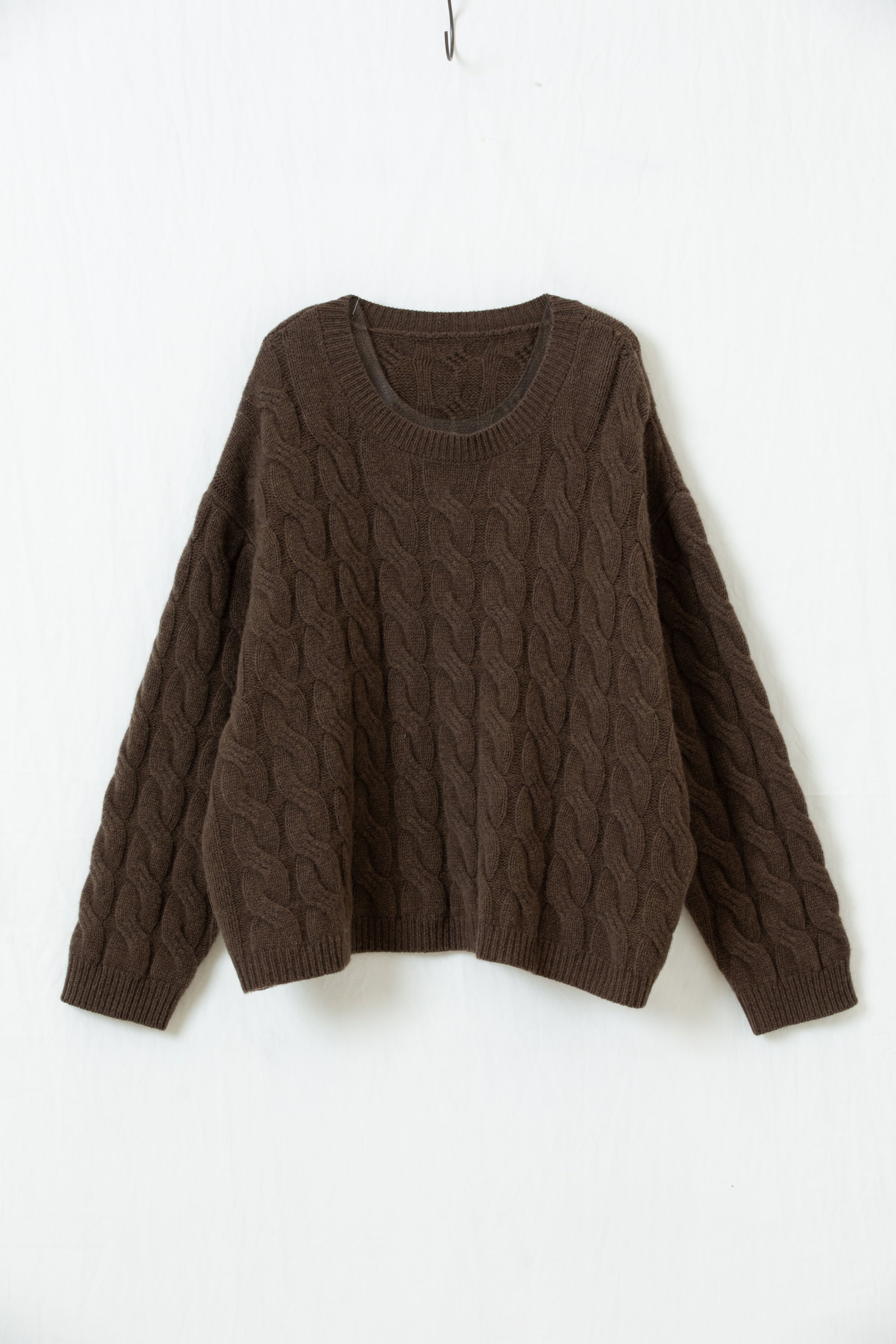 Merino Cable Knit Sweater