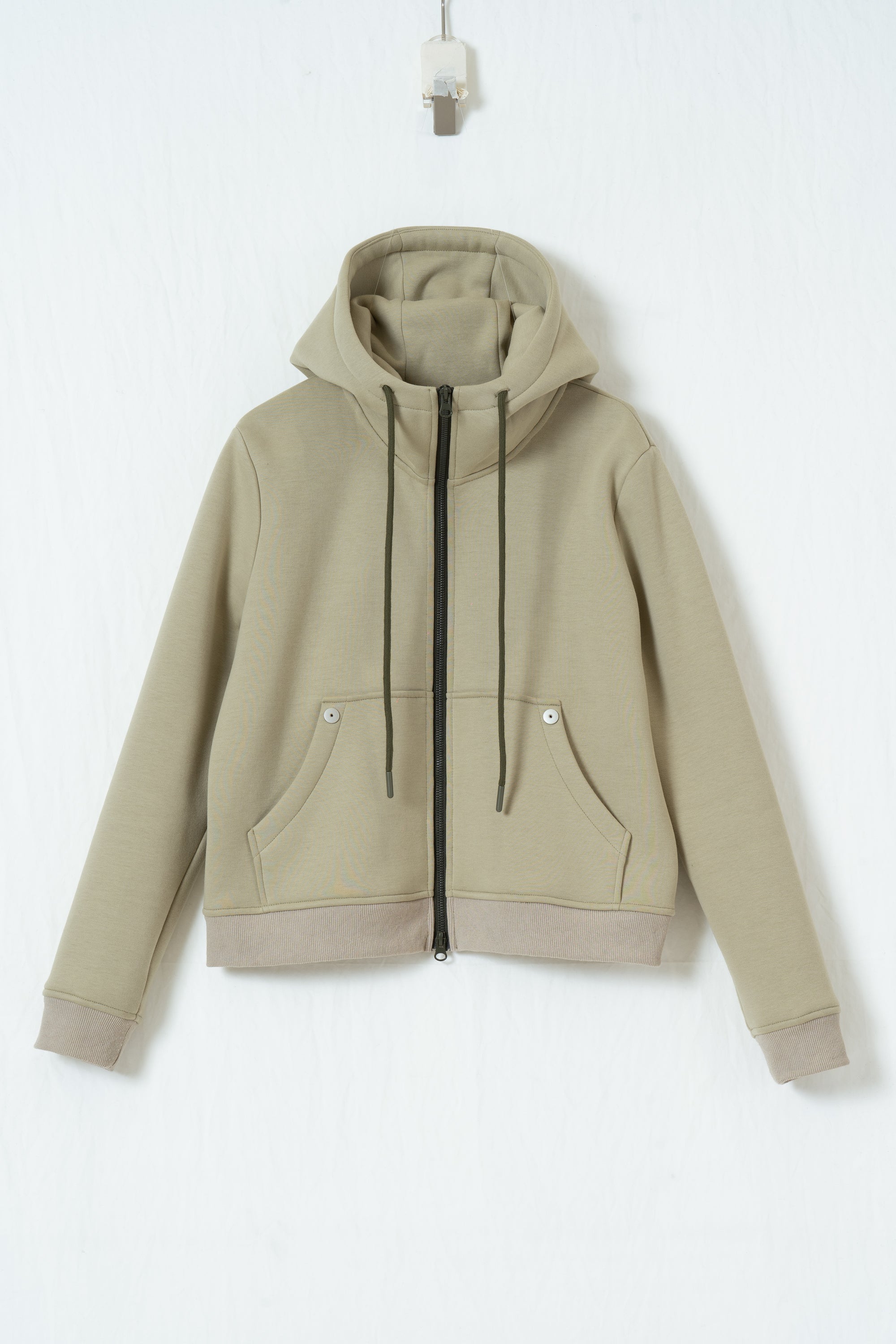 Cozy Contrast-Trim Hoodie