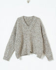 Marl Knit V Sweater