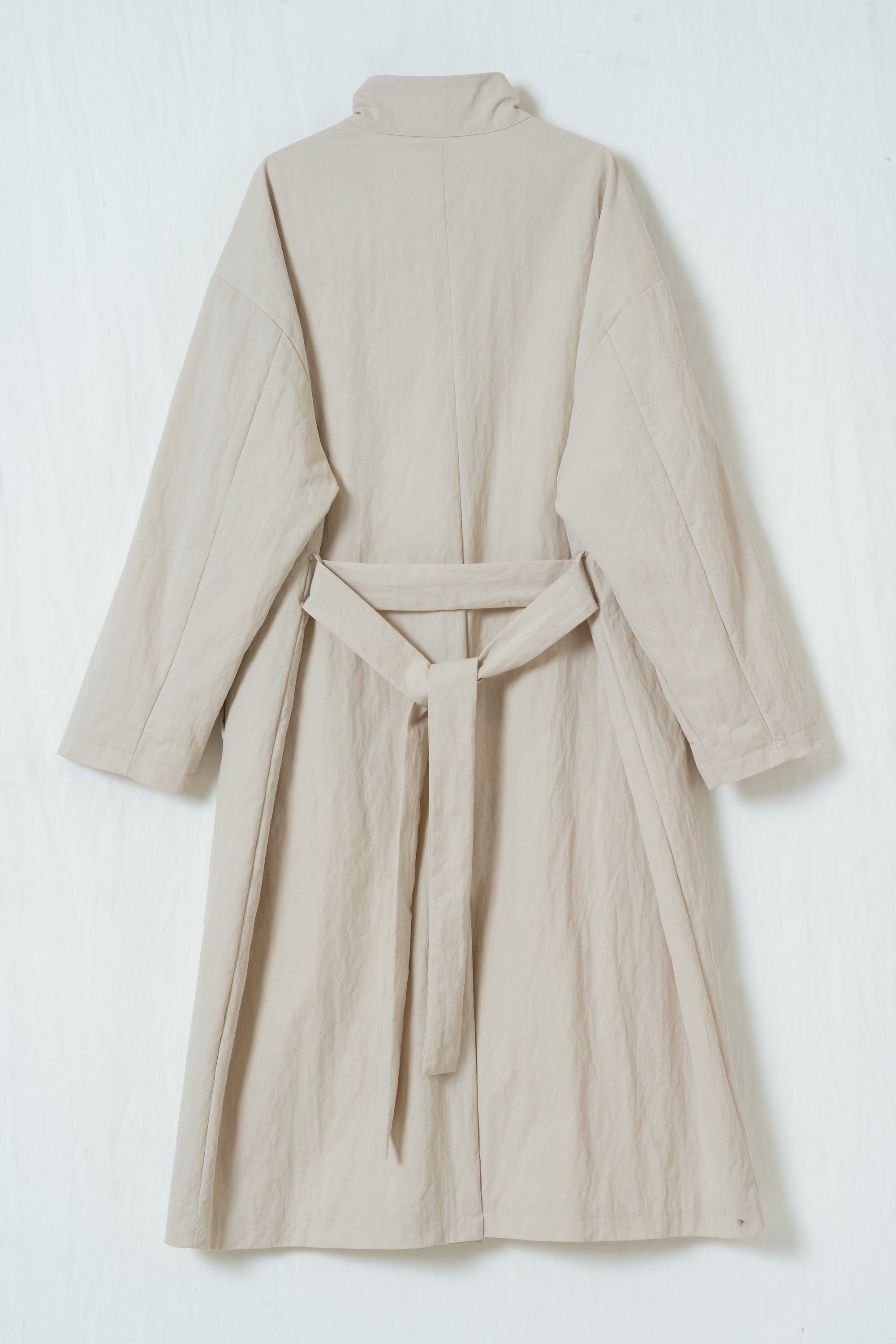 Relaxed Stand-Collar Coat