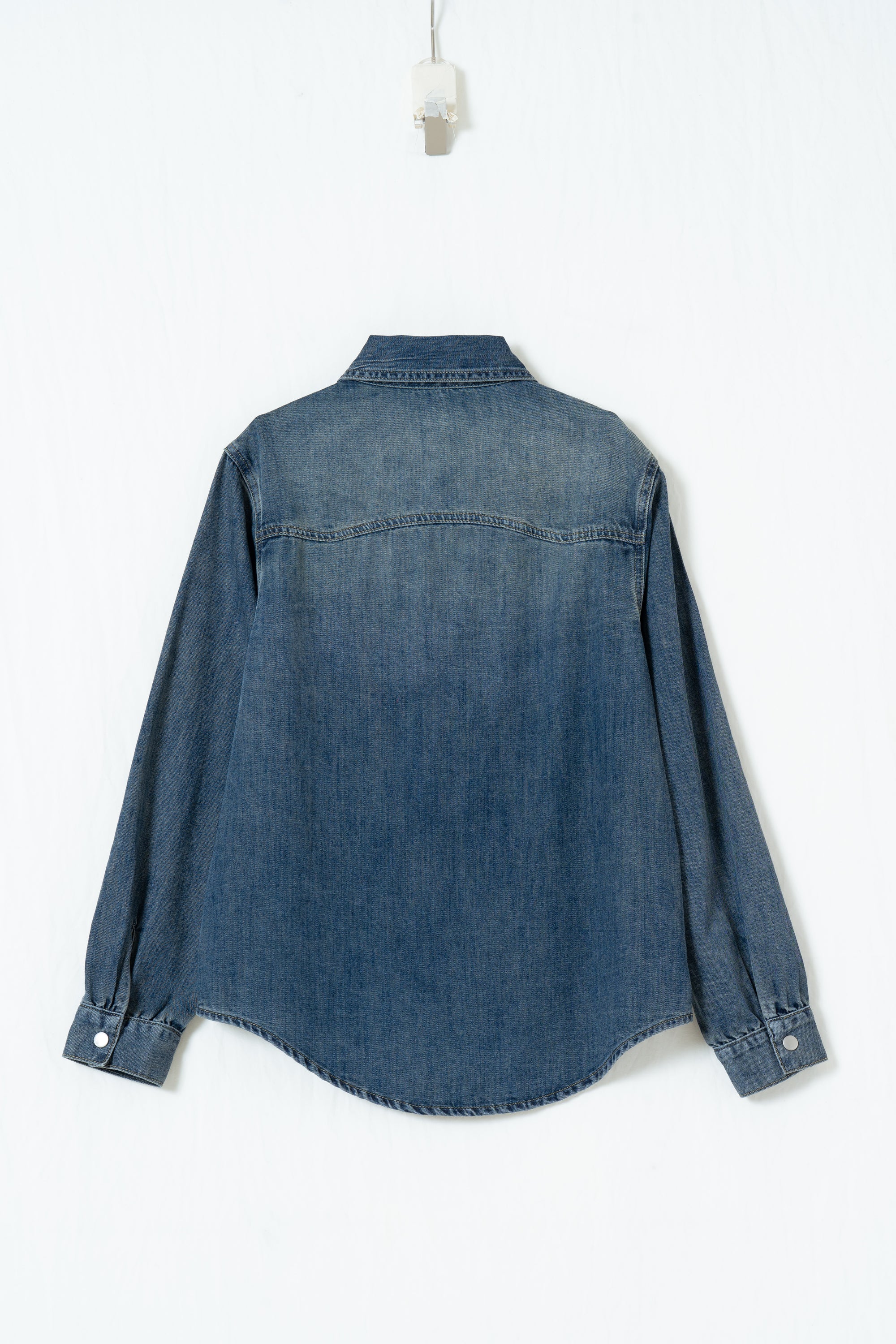 Relaxed Vintage Denim Shacket