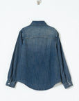 Relaxed Vintage Denim Shacket