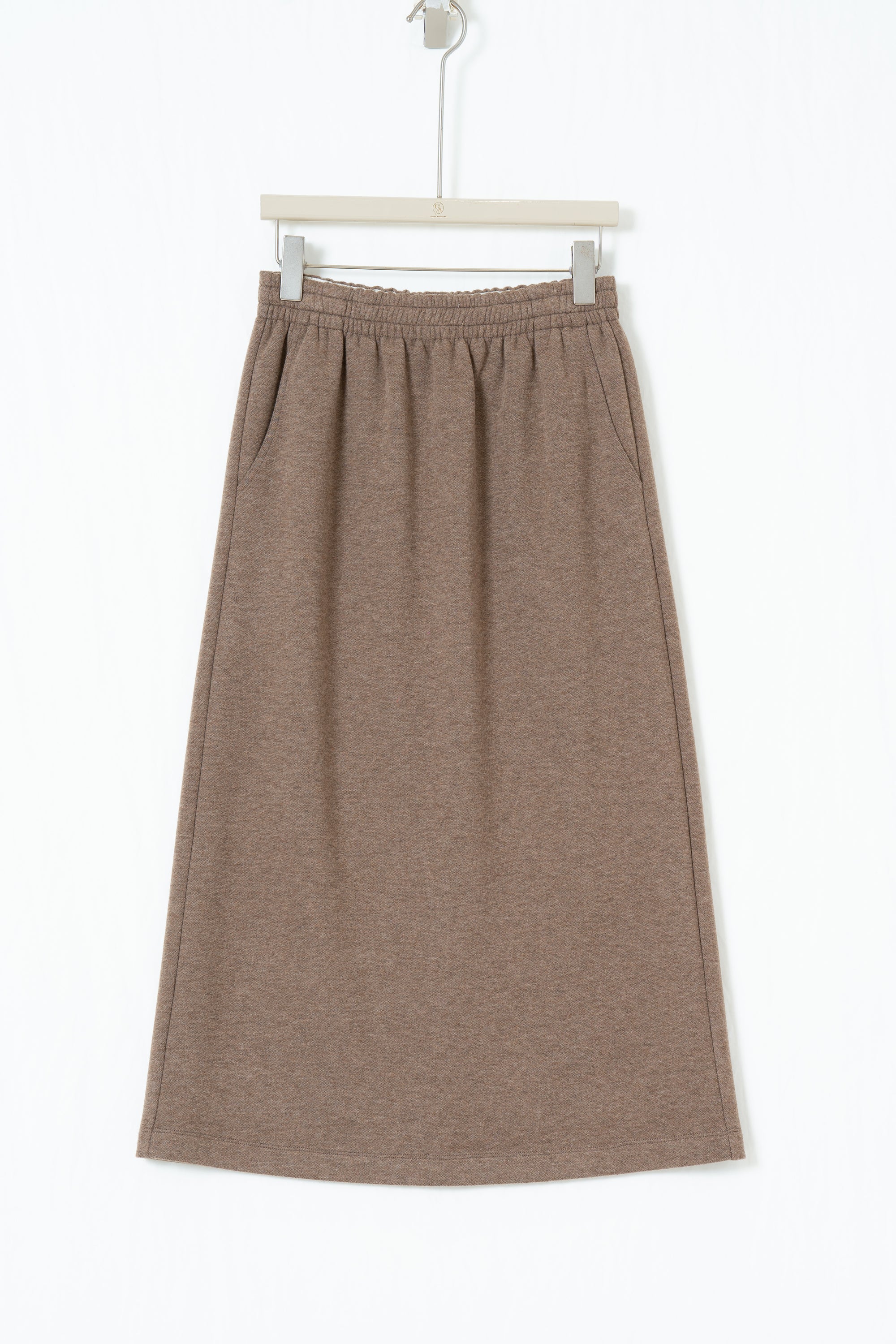 Relaxed Knit A-Line Skirt