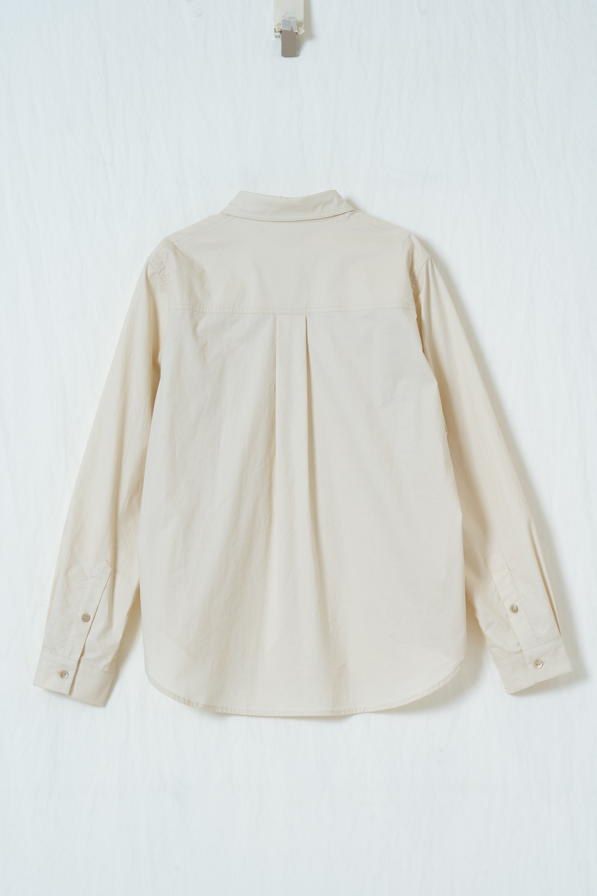 Minimal Curved-Hem Shirt