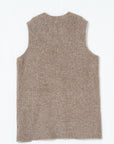 Relaxed Wool Knit Vest