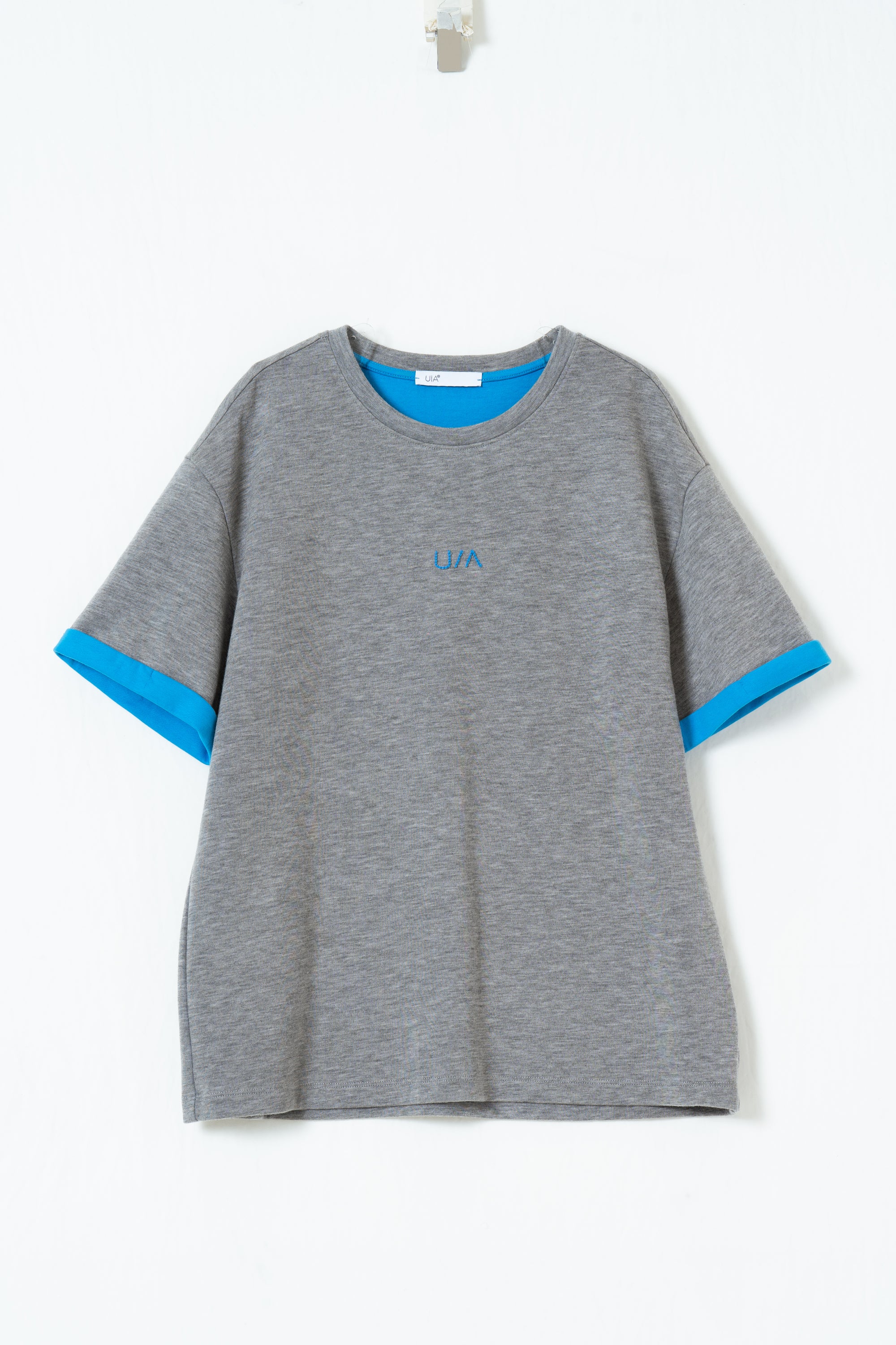 Contrast Cuff Logo Tee