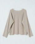 Batwing Sleeve Knit Top