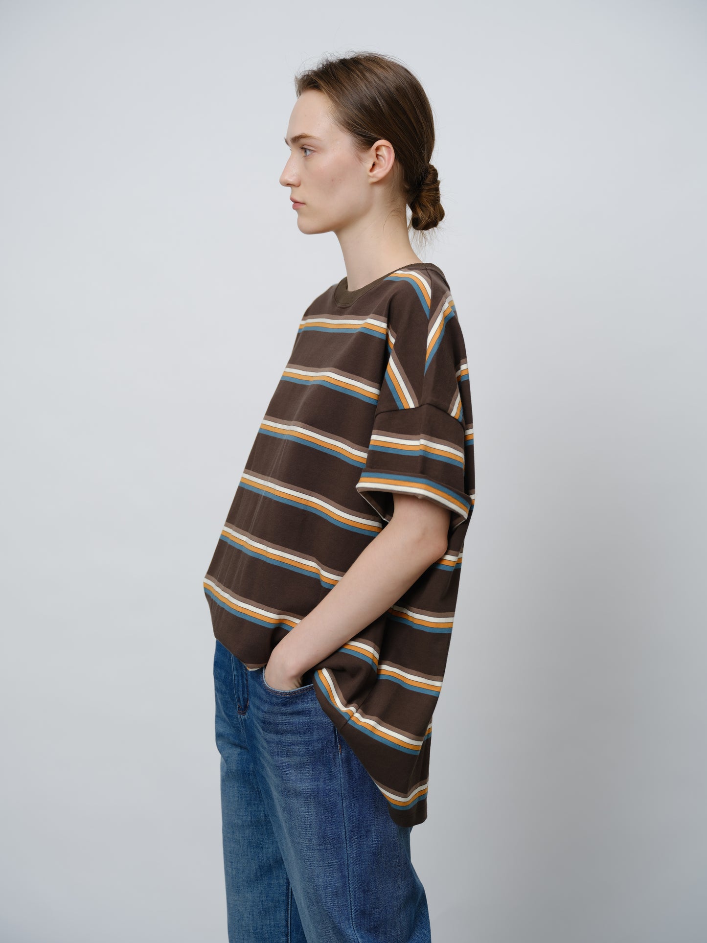 Striped Colorblock T-Shirt