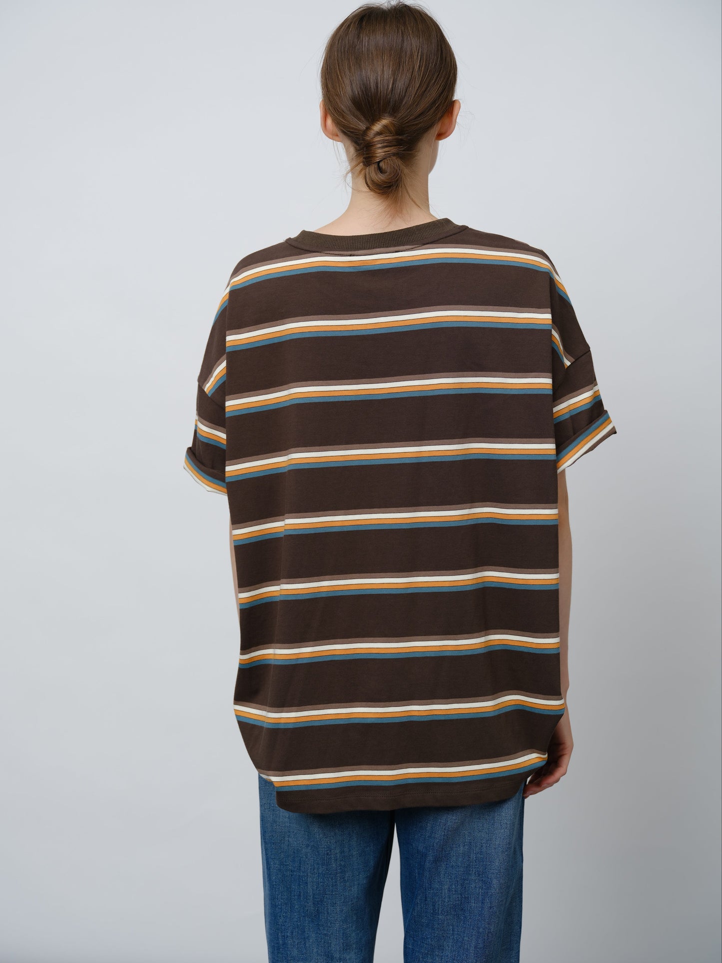 Striped Colorblock T-Shirt