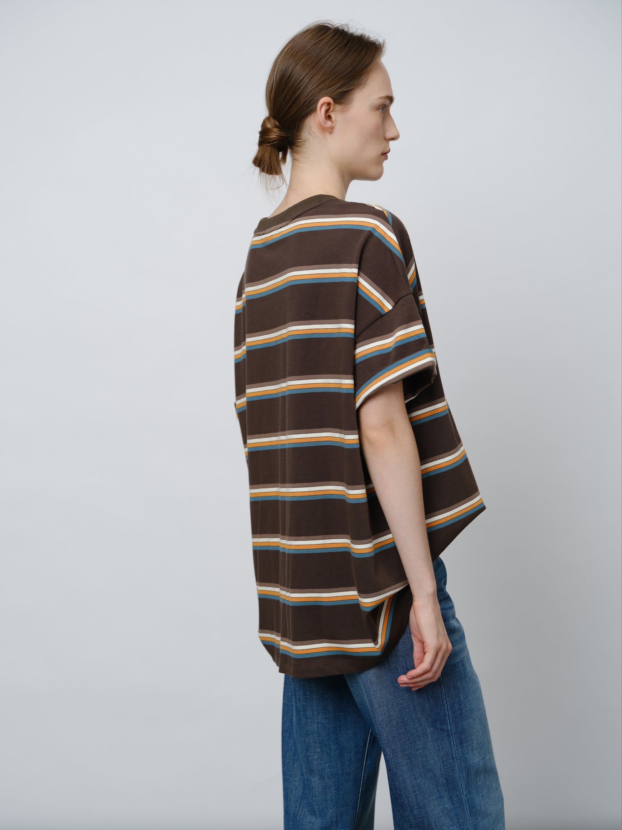Striped Colorblock T-Shirt