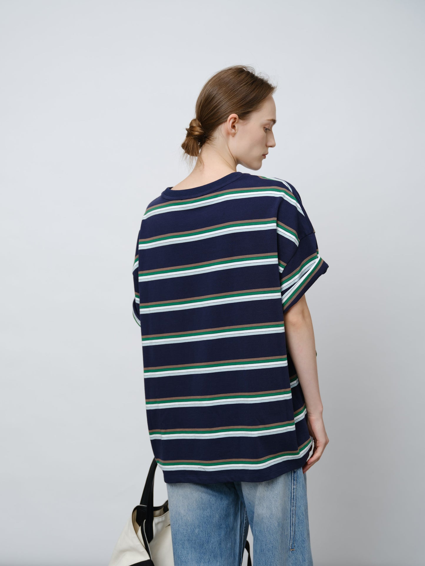 Striped Colorblock T-Shirt