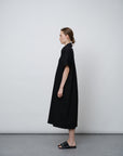 Short-Sleeve Collared Dress