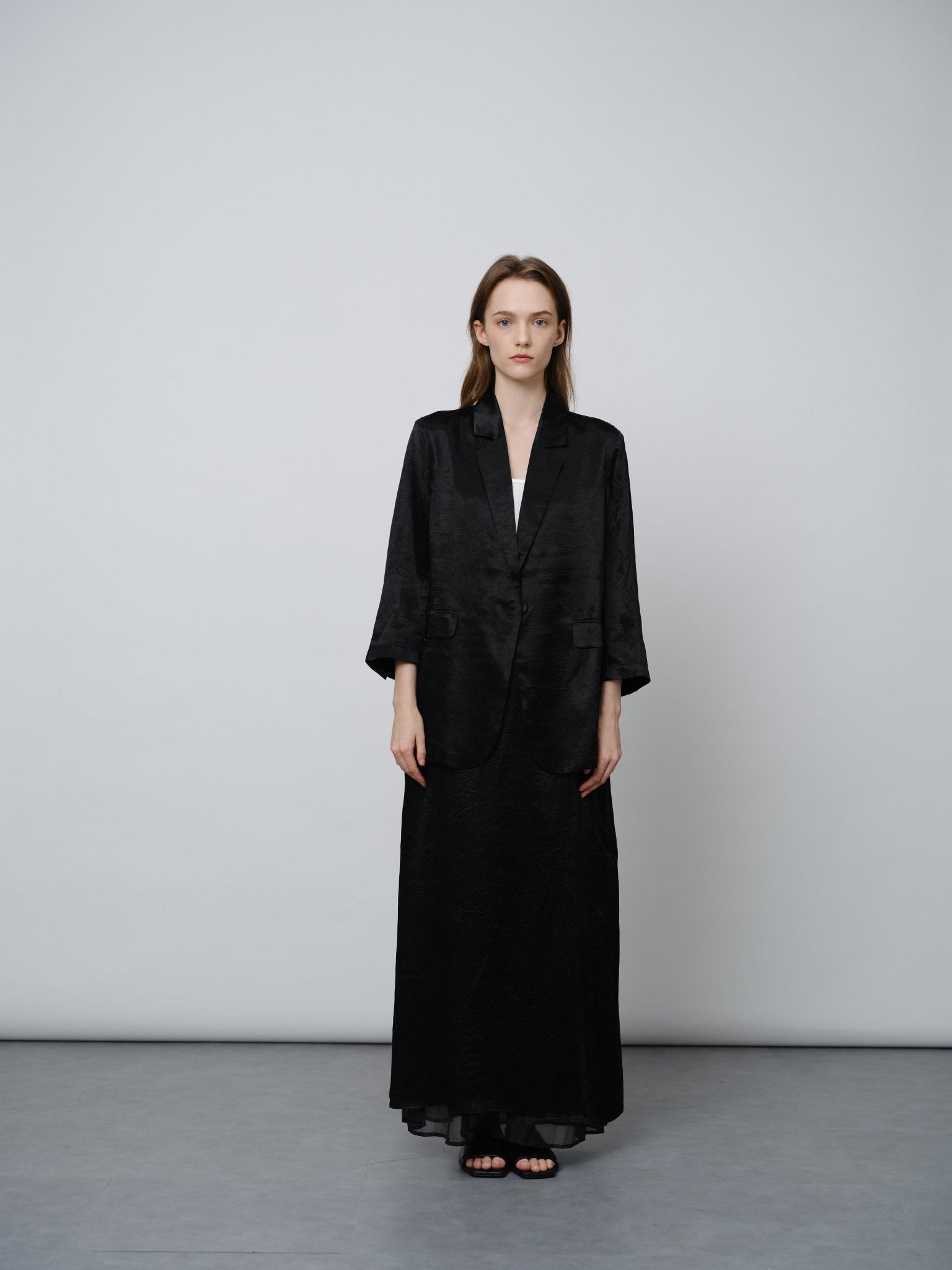 Acetate Midi Skirt - UNIQUE ATTRACTION