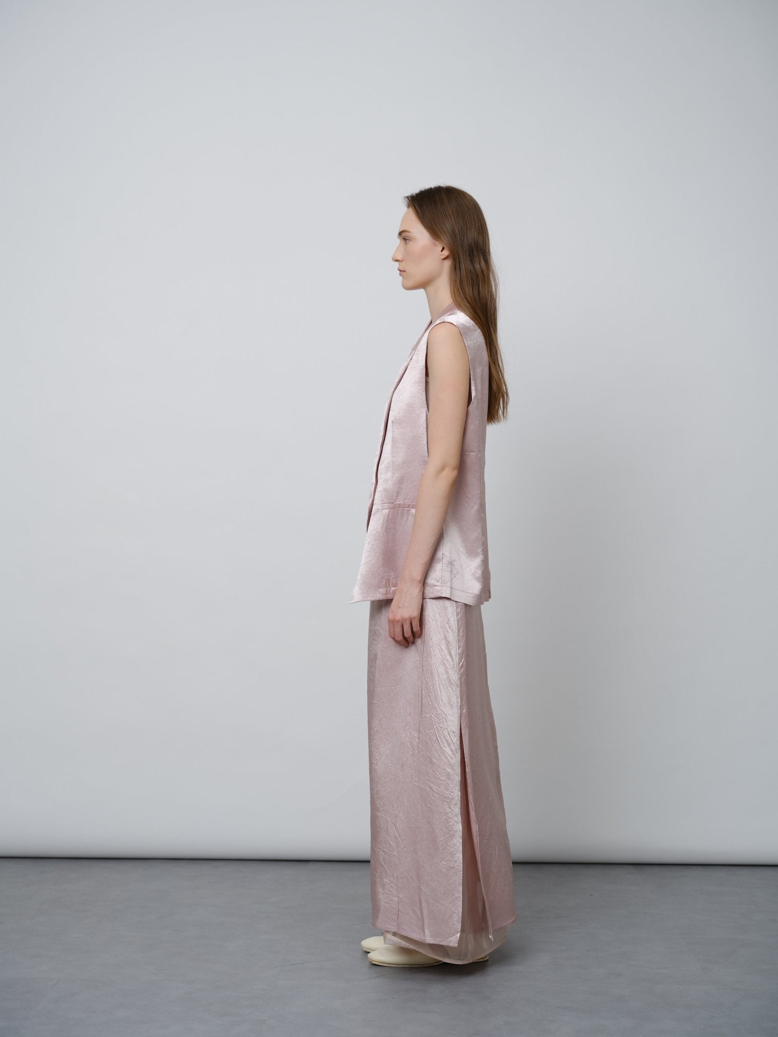 Acetate Midi Skirt - UNIQUE ATTRACTION