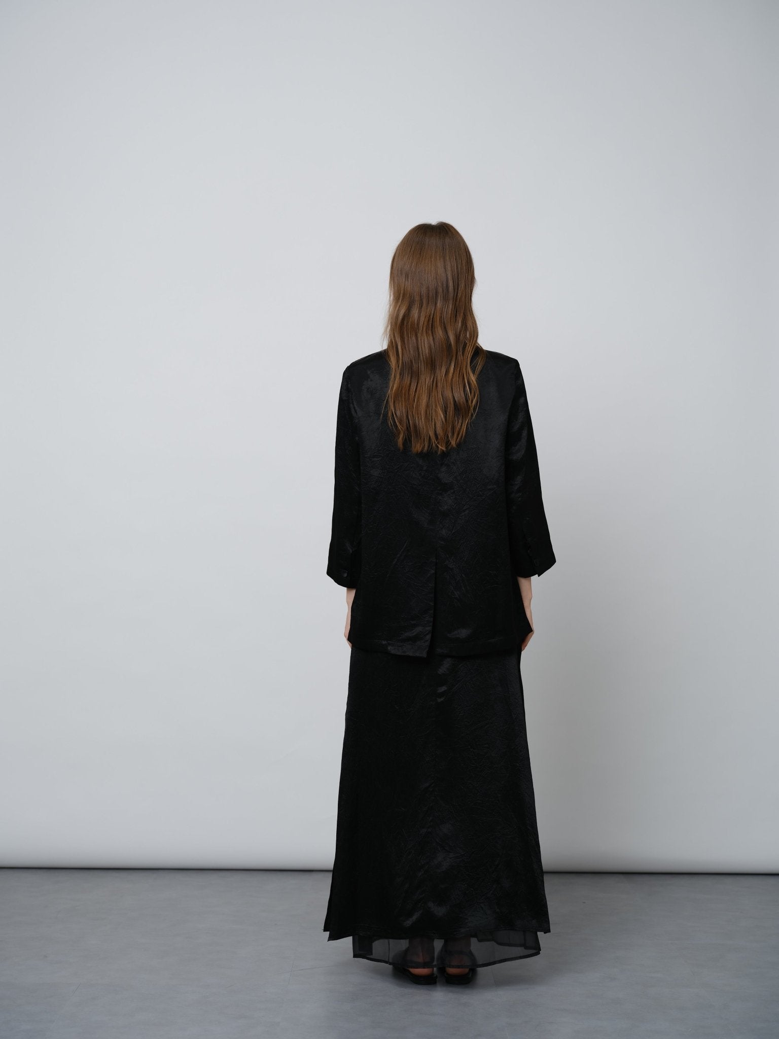 Acetate Midi Skirt - UNIQUE ATTRACTION