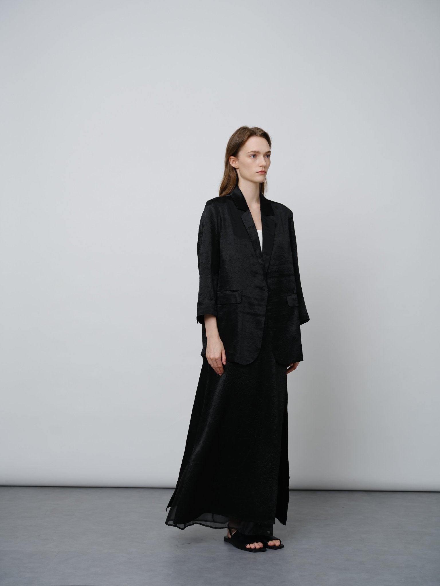 Acetate Midi Skirt - UNIQUE ATTRACTION