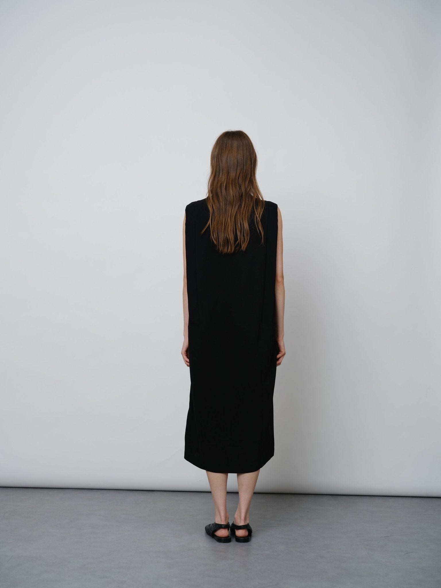 Acetate V - Neck Dress - UNIQUE ATTRACTION