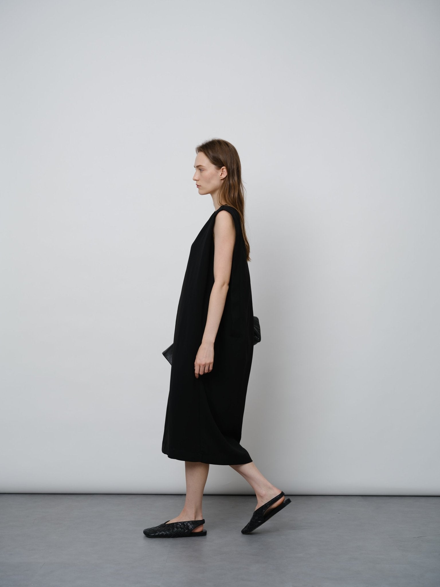 Acetate V - Neck Dress - UNIQUE ATTRACTION